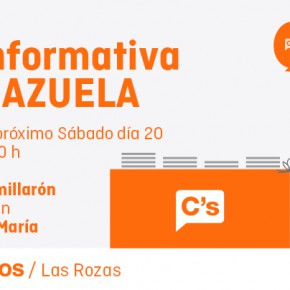 Mesa informativa en La Marazuela Mesa informativa en La Marazuela