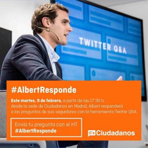 Hoy martes #AlbertResponde en Twitter Hoy martes #AlbertResponde en Twitter
