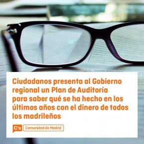 Ciudadanos presenta al Gobierno regional un plan de Auditoria Ciudadanos presenta al Gobierno regional un plan de Auditoria